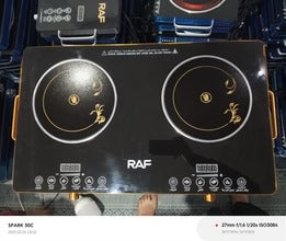 RAF Electric & solar Infrared Cooker R.8808 Double Burner 7000 Watts