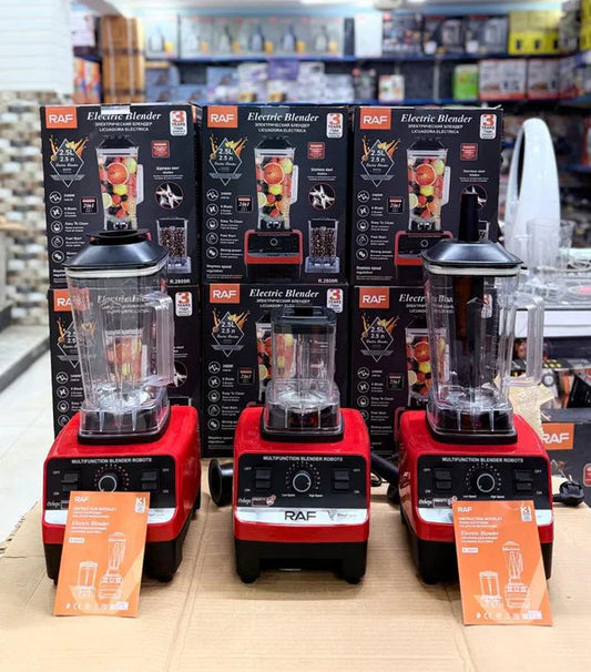RAF Electric 2-in-1 Blender & Grinder – 2.5L Large Capacity, Powerful Multi-Purpose Mixer