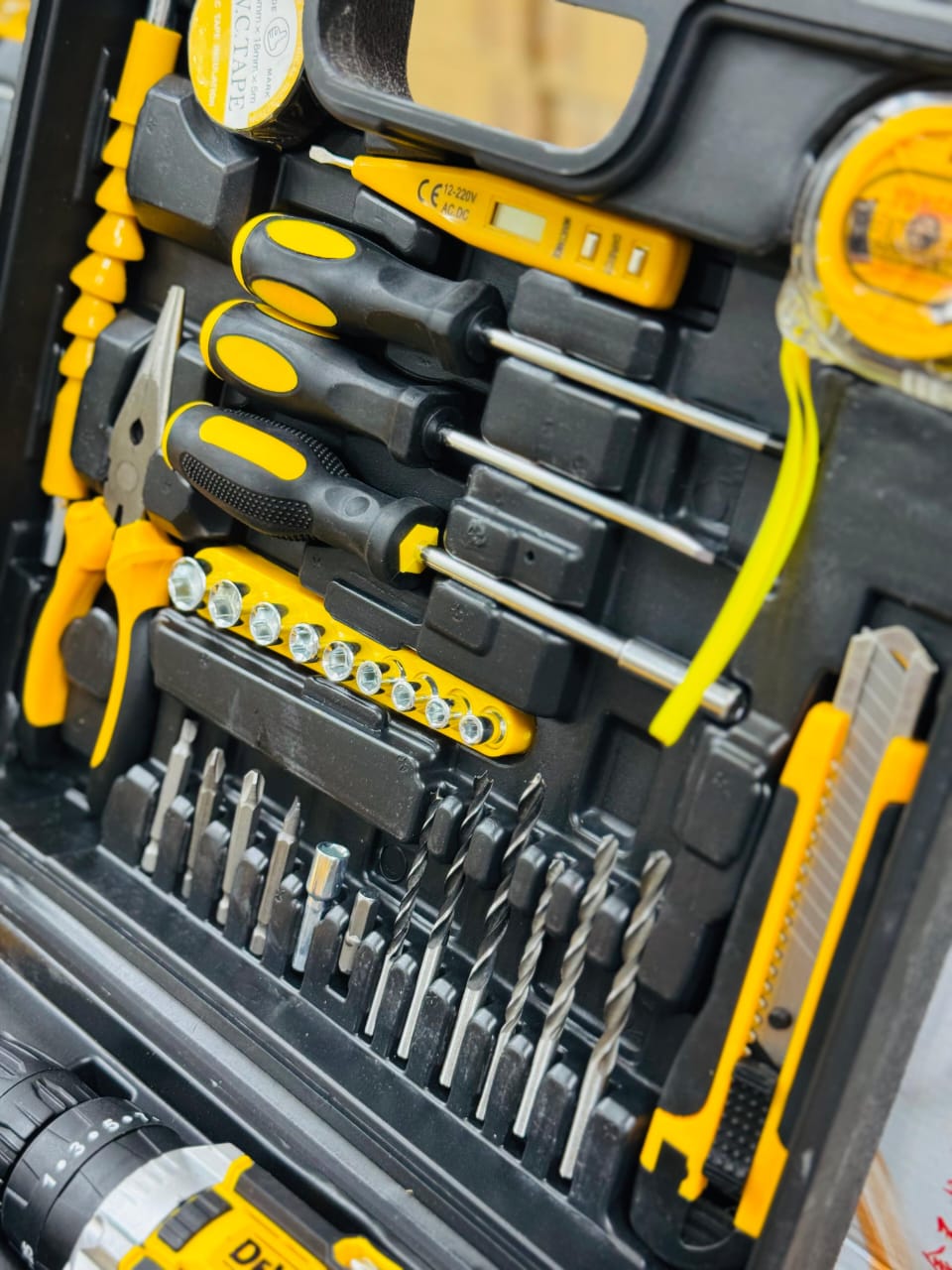 DeWalt Cordless Drill & Complete Hand Tool Combo Kit In Stock