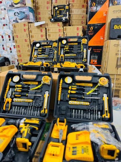 DeWalt Cordless Drill & Complete Hand Tool Combo Kit In Stock