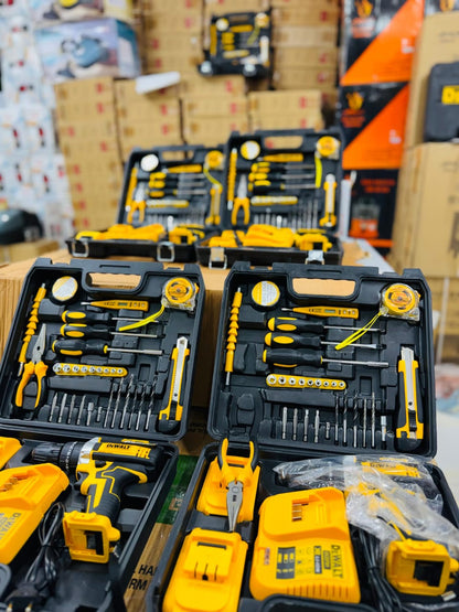 DeWalt Cordless Drill & Complete Hand Tool Combo Kit In Stock