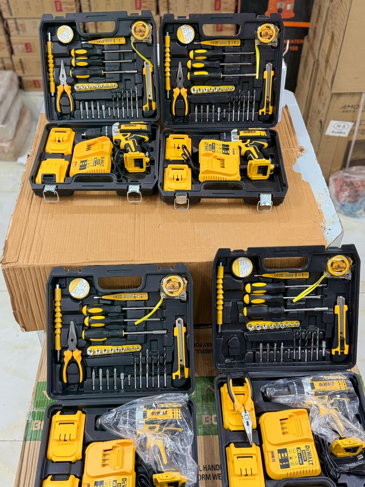 DeWalt Cordless Drill & Complete Hand Tool Combo Kit In Stock