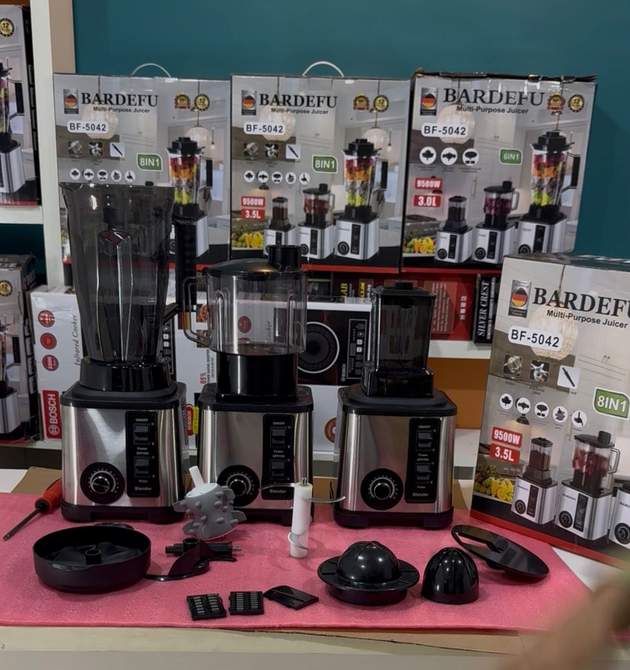 Bardefu 8-in-1 Juicer Blender – All-in-One Kitchen Power Machine