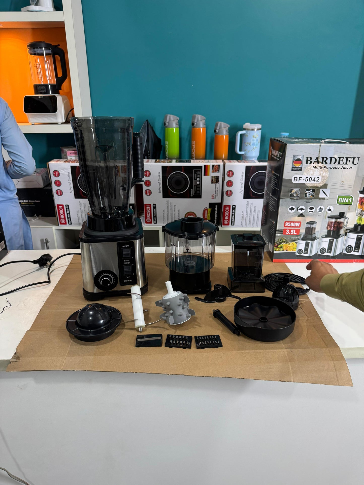 Bardefu 8-in-1 Juicer Blender – All-in-One Kitchen Power Machine